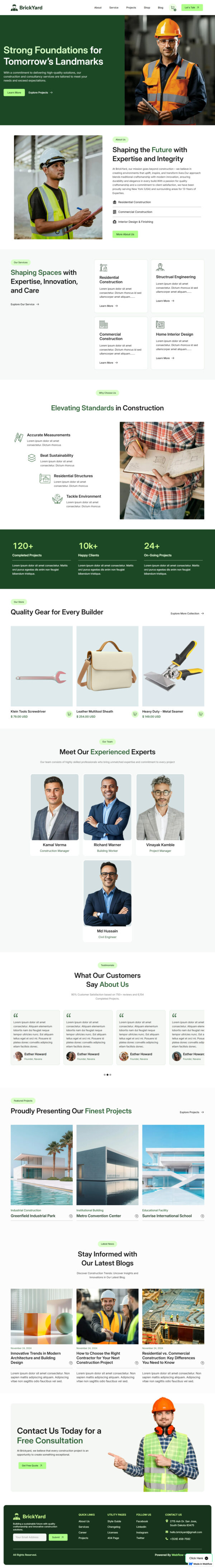 Thiết kế website xây dựng