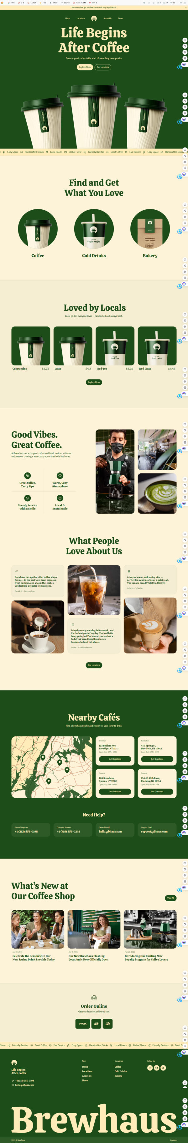 Thiết kế website đồ uống