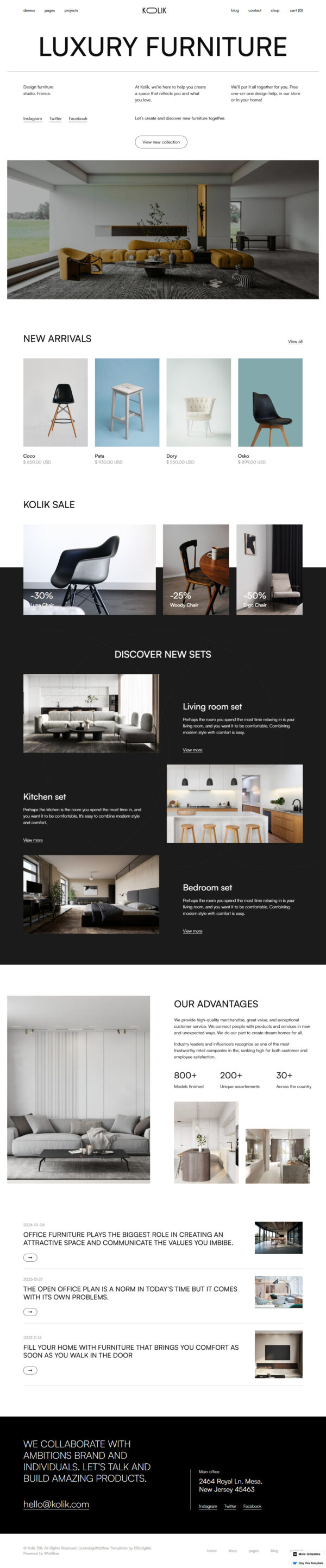 Thiết kế website nội thất