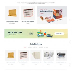 Thiết kế website văn phòng phẩm 3
