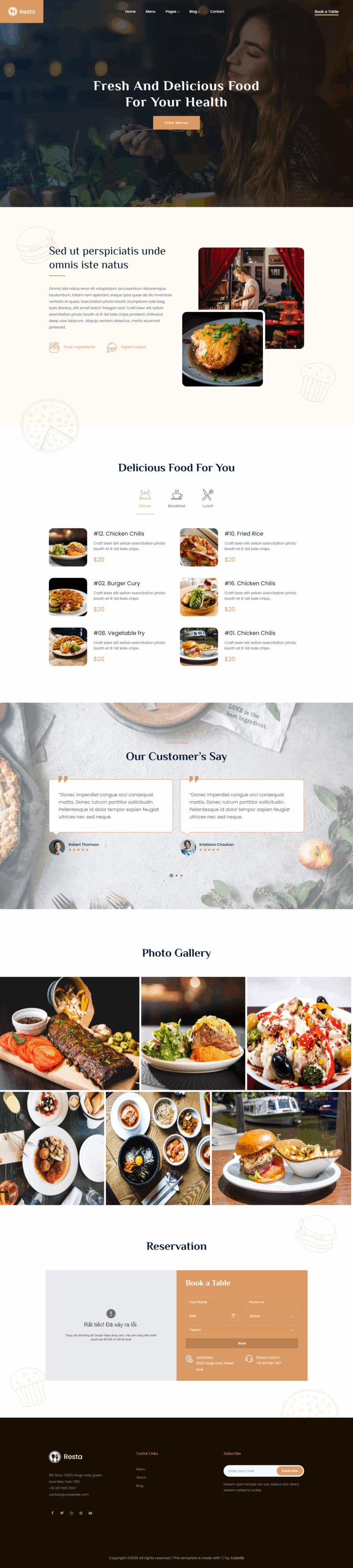 Thiết kế nhà hàng 5